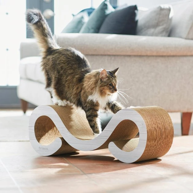 Frisco Cat Scratcher & Lounge Curl with Catnip 5 Frisco Cat Scratcher & Lounge Curl with Catnip - Image 3