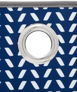 Frisco Square Collapsible Pet Toy Storage Bin, Navy Herringbone -Frisco Sales 2024 250566 PT4. SY630 V1613773036