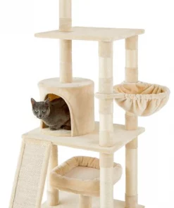 Frisco 62-in Faux Fur Cat Tree & Condo -Frisco Sales 2024 252566 PT2. SY630 V1617138437