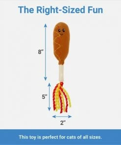 Frisco Baseball Corndog Cat Toy -Frisco Sales 2024 252732 PT1. SY630 V1615331481