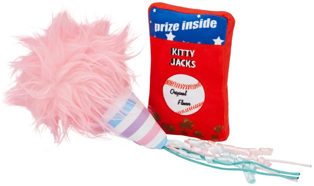 Frisco Baseball Snacks Cat Toy, 2 count 5 Frisco Baseball Snacks Cat Toy, 2 count - Image 3