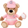 Frisco Baseball Bear Plush Squeaky Dog Toy, Pink -Frisco Sales 2024 252744 MAIN. SY630 V1613158300