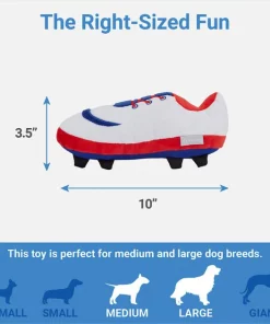 Frisco Baseball Cleat Latex Dog Toy -Frisco Sales 2024 252764 PT1. SY630 V1615570582