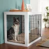 Frisco Double Door Furniture Style Dog Crate, White -Frisco Sales 2024 253031 MAIN. SY630 V1635345766