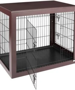 Frisco Double Door Furniture Style Dog Crate, Brown -Frisco Sales 2024 253035 PT3. SY630 V1635346014