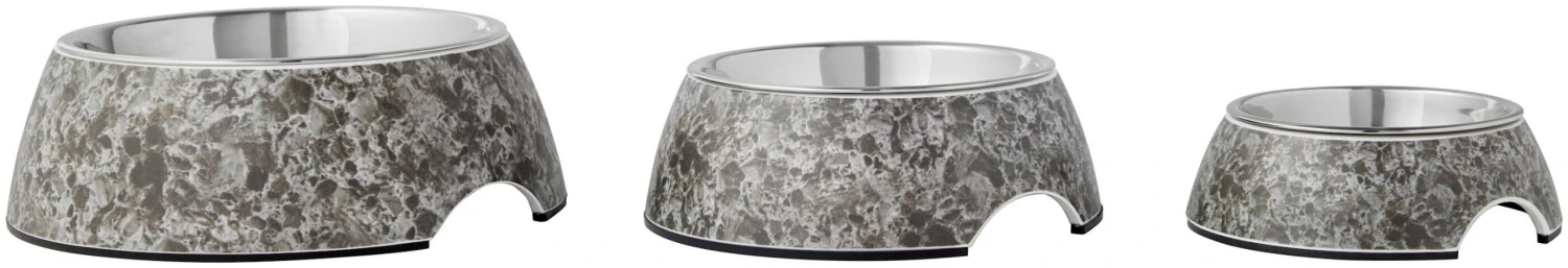 Frisco Black Marble Design Stainless Steel Dog & Cat Bowl 9 Frisco Black Marble Design Stainless Steel Dog & Cat Bowl - Image 7