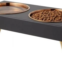 Frisco Copper Stainless Steel Elevated Foldable Double Dog & Cat Bowls -Frisco Sales 2024 253059 PT3. SY630 V1616593946