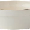 Frisco Gold Trim Melamine Dog & Cat Bowl, Cream -Frisco Sales 2024 253062 MAIN. SY630 V1616595754