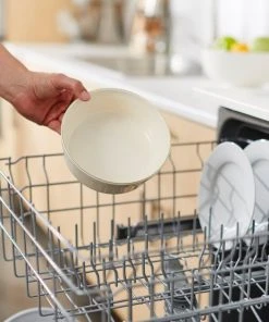 Frisco Gold Trim Melamine Dog & Cat Bowl, Cream -Frisco Sales 2024 253062 PT7. SY630 V1616595532