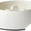 Frisco Melamine Slow Feed Dog & Cat Bowl with Gold Trim, Cream -Frisco Sales 2024 253067 MAIN. SY630 V1615312338
