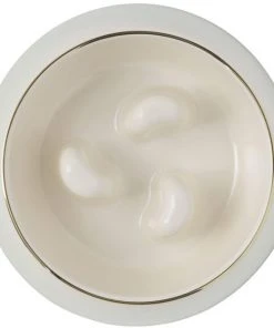 Frisco Melamine Slow Feed Dog & Cat Bowl with Gold Trim, Cream -Frisco Sales 2024 253067 PT4. SY630 V1615313231