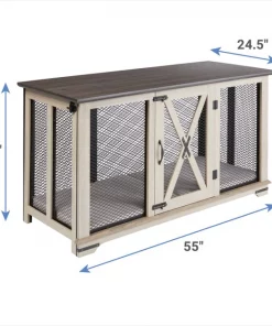 Frisco "Denver" Dog Crate Credenza & Mat Kit -Frisco Sales 2024 255326 PT2. SY630 V1618266593