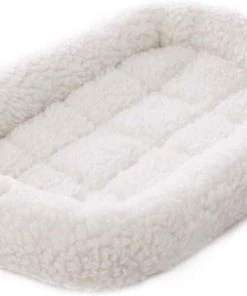 Frisco Fold & Carry Single Door Collapsible Wire Dog Crate & Frisco Quilted Dog Crate Mat, Ivory -Frisco Sales 2024 255487 PT3. SY630 V1604075050