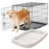 Frisco Fold & Carry Single Door Collapsible Wire Dog Crate, 36 inch & Frisco Quilted Dog Crate Mat, Ivory, 36-in -Frisco Sales 2024 255495 MAIN. SY630 V1603646535