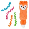 Frisco Swattin' Springs Cat Toy, 4-Pack & Frisco Plush Kicker Cat Toy, Orange Fox -Frisco Sales 2024 255629 MAIN. SY630 V1602701183