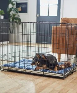 Frisco Plush Tri-fold Arrow Print Dog Crate Mat -Frisco Sales 2024 255995 PT5. SY630 V1616121346