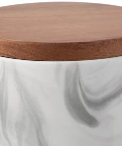 Frisco Ceramic Marble Print Treat Jar with Wood Lid 8 Frisco Ceramic Marble Print Treat Jar with Wood Lid -Frisco Sales 2024 256054 PT2. SY630 V1615312313