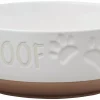 Frisco Paw Prints Non-skid Ceramic Bowl, 7.75 Cups