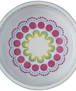 Frisco Kaleidoscope Pattern Non-skid Ceramic Cat Dish, Blue, 1.62 Cups -Frisco Sales 2024 256094 PT4. SY630 V1615312987