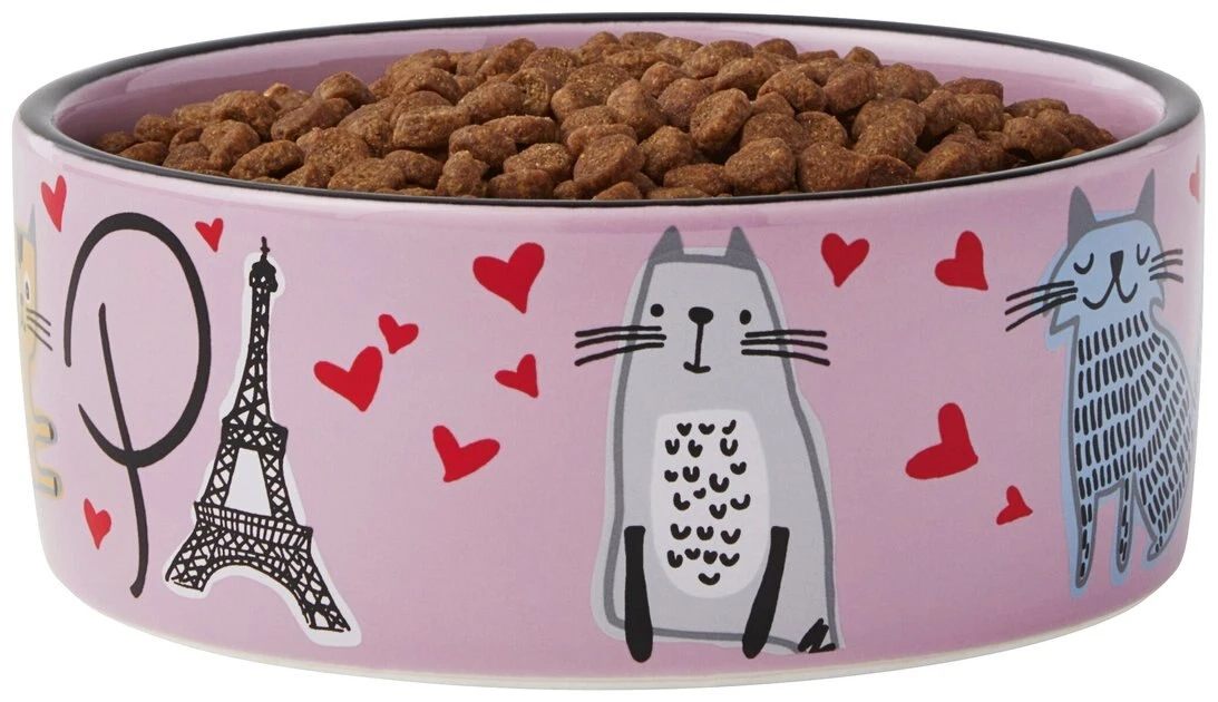 Frisco Paris Non-skid Ceramic Cat Dish, 1.62 Cup 6 Frisco Paris Non-skid Ceramic Cat Dish, 1.62 Cup - Image 4