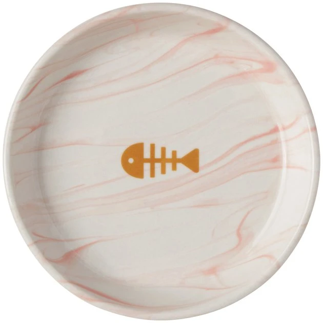 Frisco Marble Design Non-skid Ceramic Cat Dish, 0.75 Cup 7 Frisco Marble Design Non-skid Ceramic Cat Dish, 0.75 Cup - Image 5