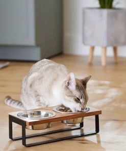 Frisco Wooden Bars Dog & Cat Double Bowl Diner 13 Frisco Wooden Bars Dog & Cat Double Bowl Diner -Frisco Sales 2024 257142 PT5. SY630 V1615989127