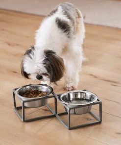 Frisco Diamond Dog & Cat Double Bowl Diner -Frisco Sales 2024 257147 PT8. SY630 V1615840442