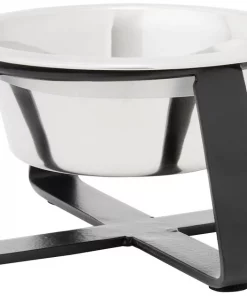 Frisco Iron Stand Dog & Cat Single Bowl Diner