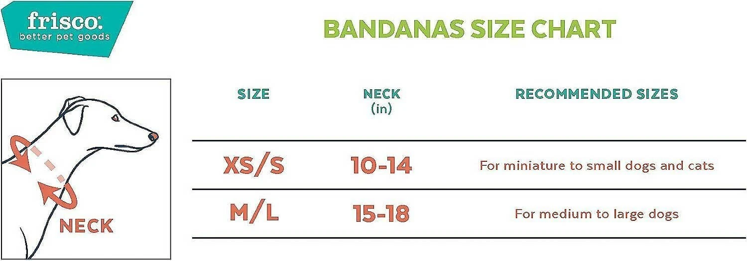 Frisco Glow in the Dark Mystical Print Dog & Cat Bandana 4 Frisco Glow in the Dark Mystical Print Dog & Cat Bandana - Image 2