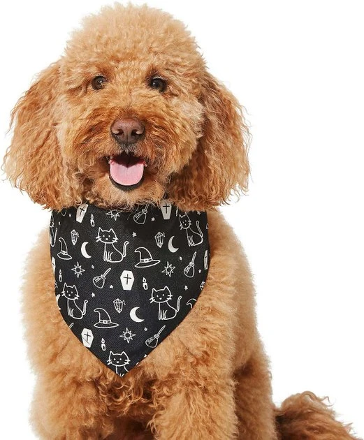 Frisco Glow in the Dark Mystical Print Dog & Cat Bandana 6 Frisco Glow in the Dark Mystical Print Dog & Cat Bandana - Image 4