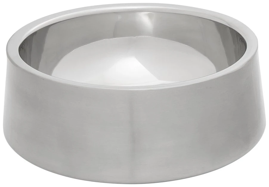 Frisco Insulated Non-Skid Flair Stainless Steel Dog & Cat Bowl, Stainless Steel 3 Frisco Insulated Non-Skid Flair Stainless Steel Dog & Cat Bowl, Stainless Steel