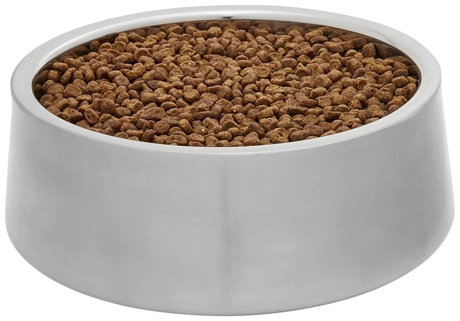 Frisco Insulated Non-Skid Flair Stainless Steel Dog & Cat Bowl, Stainless Steel 5 Frisco Insulated Non-Skid Flair Stainless Steel Dog & Cat Bowl, Stainless Steel - Image 3