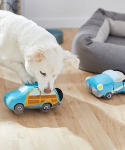 Frisco Road Trip Cruisers Plush Squeaky Dog Toy, 2 count -Frisco Sales 2024 261982 PT3. SY630 V1618598560