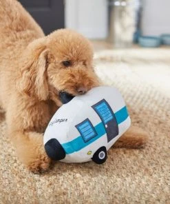 Frisco Road Trip Happy Camper Plush Squeaky Dog Toy -Frisco Sales 2024 261990 PT3. SY630 V1619791950