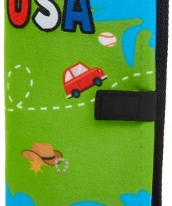 Frisco Road Trip Foldable Map Flat Plush Squeaky Dog Toy -Frisco Sales 2024 261998 PT2. SY630 V1619791981