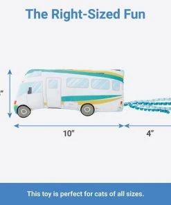 Frisco Road Trip Cruiser Van Plush Kicker Cat Toy with Catnip -Frisco Sales 2024 262028 PT1. SY630 V1623698246