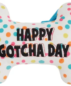 Frisco Birthday Reversible Plush Bone Squeaky Dog Toy -Frisco Sales 2024 264432 PT2. SY630 V1619791979