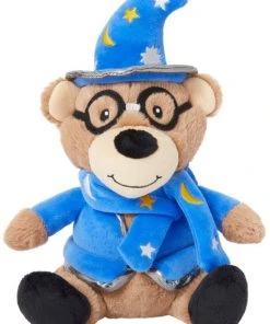 Frisco Magic Wizard Bear Plush Squeaky Dog Toy