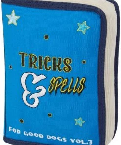 Frisco Magic Spell Book Plush Squeaky Dog Toy