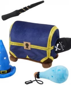Frisco Magic Chest Hide & Seek Puzzle Plush Squeaky Dog Toy