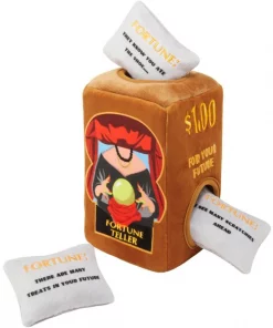 Frisco Magic Fortune Teller Hide & Seek Puzzle Plush Squeaky Dog Toy