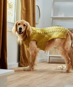 Frisco Cable Knit Dog & Cat Sweater with 60% Recycled Content -Frisco Sales 2024 268153 PT8. SY630 V1629757227
