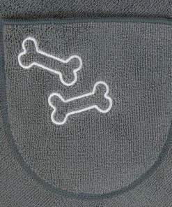 Frisco Embroidered Pawprint Microfiber Dog Bath Cape Towel -Frisco Sales 2024 269036 PT4. SY630 V1624454572