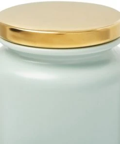 Frisco Modern Gold Rim Ceramic Treat Jar, 5 Cups -Frisco Sales 2024 270182 PT5. SY630 V1627670230