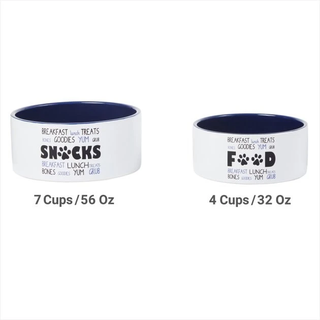 Frisco Food & Paw Non-skid Ceramic Dog Bowl 7 Frisco Food & Paw Non-skid Ceramic Dog Bowl - Image 5