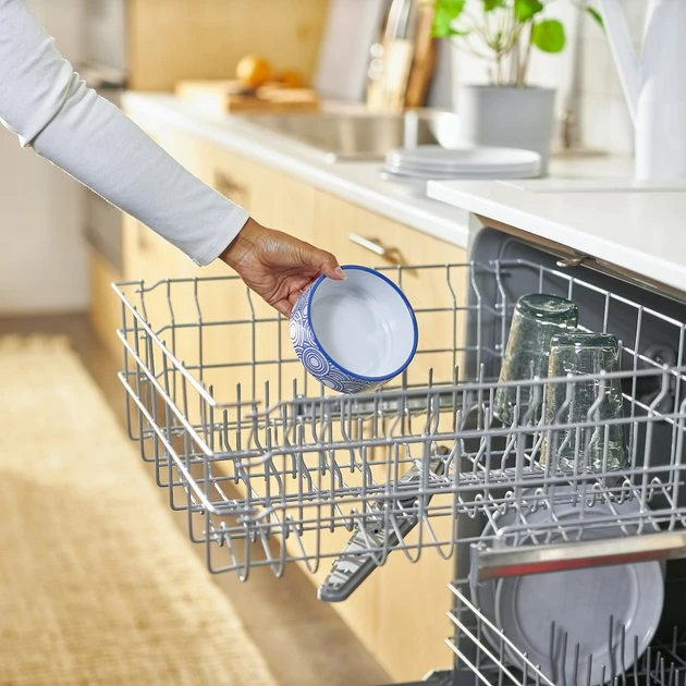 Frisco Blue Oriental Non-skid Ceramic Dog & Cat Bowl 9 Frisco Blue Oriental Non-skid Ceramic Dog & Cat Bowl - Image 7