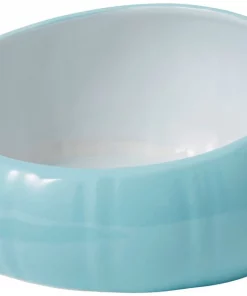 Frisco Slanted Ceramic Dog Bowl, Blue, 4.5 Cups