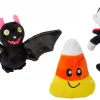 Frisco Halloween Haunted Friends Plush Cat Toy with Catnip, 3 count