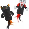 Frisco Vampire & Black Cat Plush Kicker Cat Toy with Catnip, 2 count -Frisco Sales 2024 270307 MAIN. SY630 V1621949033