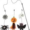Frisco Halloween Teaser Wand Cat Toy with Catnip, 3 count
